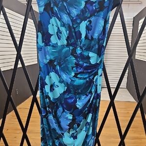 American Living Blue Floral Dress